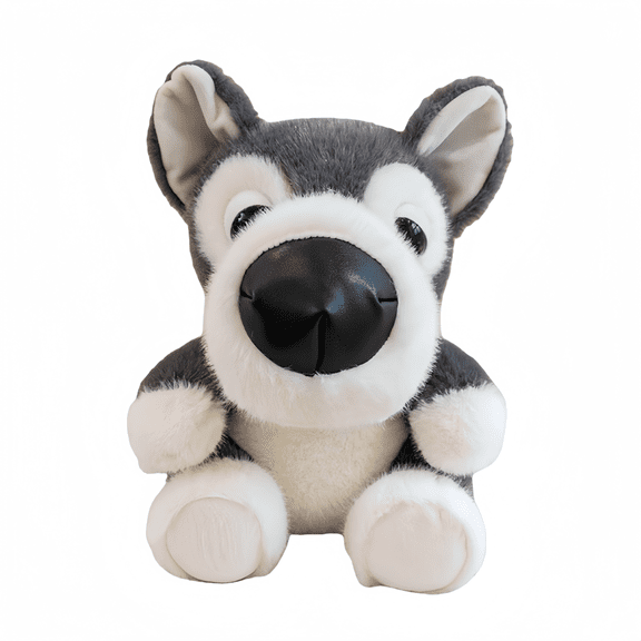 Funny Big Nose Dog Stuffed Animal Plush Toy - Soft Huggle Plush Pet Companion Birthday Gift