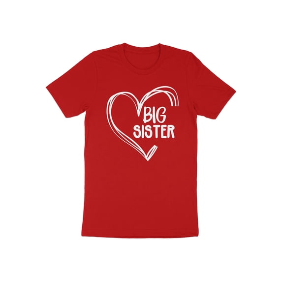 Funny Big Sister Gift Present For Adults Kids Women Girls T-Shirt Fancy Lady Big Sister Present For Little Girl Teen Women Girl Tshirt