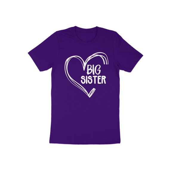 Funny Big Sister Gift Present For Adults Kids Women Girls T-Shirt Fancy Lady Big Sister Present For Little Girl Teen Women Girl Tshirt