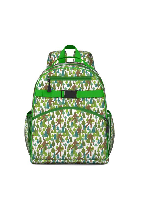 Funny Bigfoot Backpack - Durable Waterproof Book Bag with Spine-Protecting Design for Students & Teens