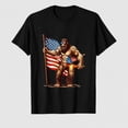 thumbnail image 1 of Funny Bigfoot Fireworks Shirt for Men Women Bigfoot Fireworks 4th of July Men Sasquatch American US Flag T-Shirt, 1 of 8