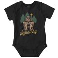 thumbnail image 1 of Funny Bigfoot Keep It Squatchy Gender Neutral Printed Baby Bodysuit Brisco Brands NB, 1 of 6