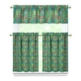 thumbnail image 1 of Funny Bigfoot Kitchen Curtains for Windows – Retro Forest Mountain Cabin Decor, Mythical Creature Window Drapes for Nature Lovers, Rustic Camping Themed Curtain Panels, 1 of 6