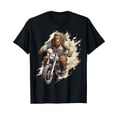 thumbnail image 1 of Funny Bigfoot Riding Motorcycle T-Shirt for Adventure and Humor Enthusiasts, 1 of 5