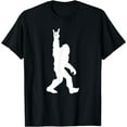 thumbnail image 1 of Funny Bigfoot Rock and Roll Tshirt for Sasquatch Believers T-Shirt Black 4X-Large, 1 of 4
