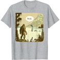 thumbnail image 1 of Funny Bigfoot Sasquatch Loch Ness Monster Introvert Bruh Unisex T-Shirt for Men Women Kids Toddler,Sport Grey Color,Size YL, 1 of 5