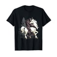 thumbnail image 1 of Funny Bigfoot Sasquatch Riding Unicorn T-Shirt - Perfect Gift for Animal Lovers, 1 of 5