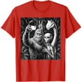 thumbnail image 1 of Funny Bigfoot Sasquatch Selfie Alien Loch Ness Unisex T-Shirt, 1 of 2
