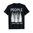 thumbnail image 1 of Funny Bigfoot Silhouette T-Shirt for Introverts - Perfect Gift for Sasquatch Lovers, 1 of 5