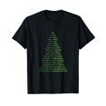 thumbnail image 1 of Funny Binary Christmas Tree Computer Programmers and Geek T-Shirt, 1 of 5