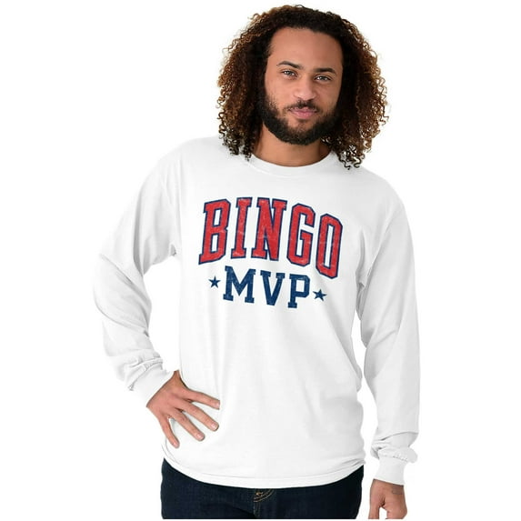 Funny Bingo Grandma Grandmother Gigi Long Sleeve TShirt Men Women Brisco Brands L