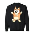 thumbnail image 1 of Funny Bingo Heeler Cartoon Inspired Family Dog Mom Dad Sweatshirt, 1 of 3