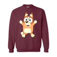 thumbnail image 1 of Funny Bingo Heeler Cartoon Inspired Family Dog Mom Dad Sweatshirt, 1 of 3