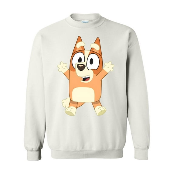 Funny Bingo Heeler Cartoon Inspired Family Dog Mom Dad Sweatshirt