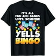thumbnail image 1 of Funny Bingo Lover Design For Men Women Bingo Gambling Player T-Shirt, 1 of 3