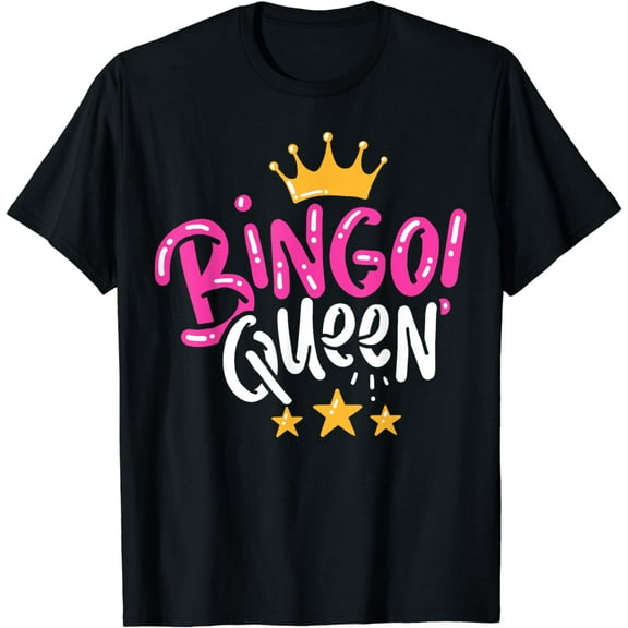 Funny Bingo Queen Gifts Bingo Gift Queen T-Shirt