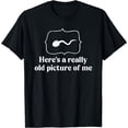 thumbnail image 1 of Funny Biology Teachers Here's a Really Old Picture of Me T-Shirt Black 4X-Large, 1 of 3