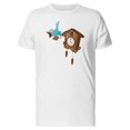 thumbnail image 1 of Funny Bird Clock T-Shirt Men -Image by Shutterstock, Male 4X-Large, 1 of 2