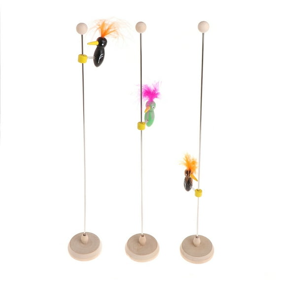 Funny Bird Poles Vintage Retro Toy Wood Toy Sliding Toy