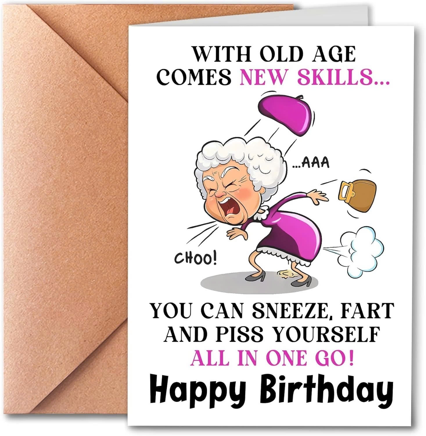 Funny Birthday Card for Grandma – \, image size:1467x1500