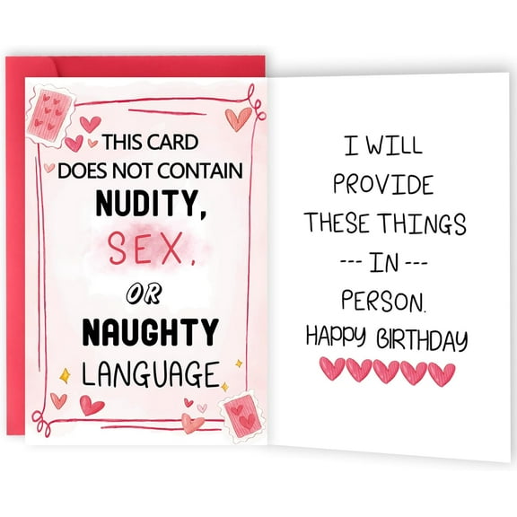 Funny Birthday Card for Men – Mens Birthday Gift Ideas, Birthday Gifts for Men, Boyfriend, Husband, Funny Card for Him