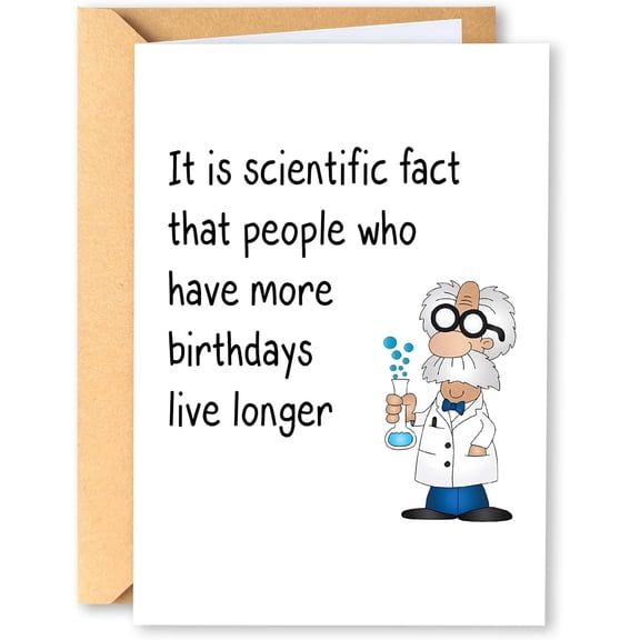 Funny Birthday Cards For Men, Cards, Card, Humorous Card for Gifts Husband | Grandpa Dad Him, Decorations Happy Gift Ideas Brother Sister Wife