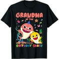 thumbnail image 1 of Funny Birthday Grandma Of The Birthday Family Shark Unisex T-Shirt S-5Xl - Best Birthday Gifts, 1 of 3