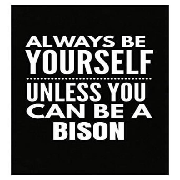 Funny Bison Poster - Wall Decor for Home Gift