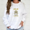 thumbnail image 1 of Funny Bite Me Or Fight Me Vampire Halloween Graphic Unisex Sweatshirt M390840, Up to Size 5XL, 1 of 2