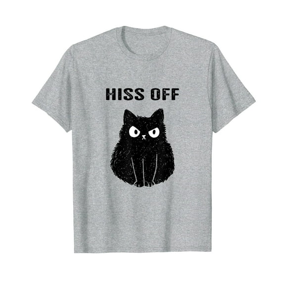 Funny Black Cat Meow Cat Funny Cute Unisex T-Shirt Gift Lovers Shirts Cat Cute Meme