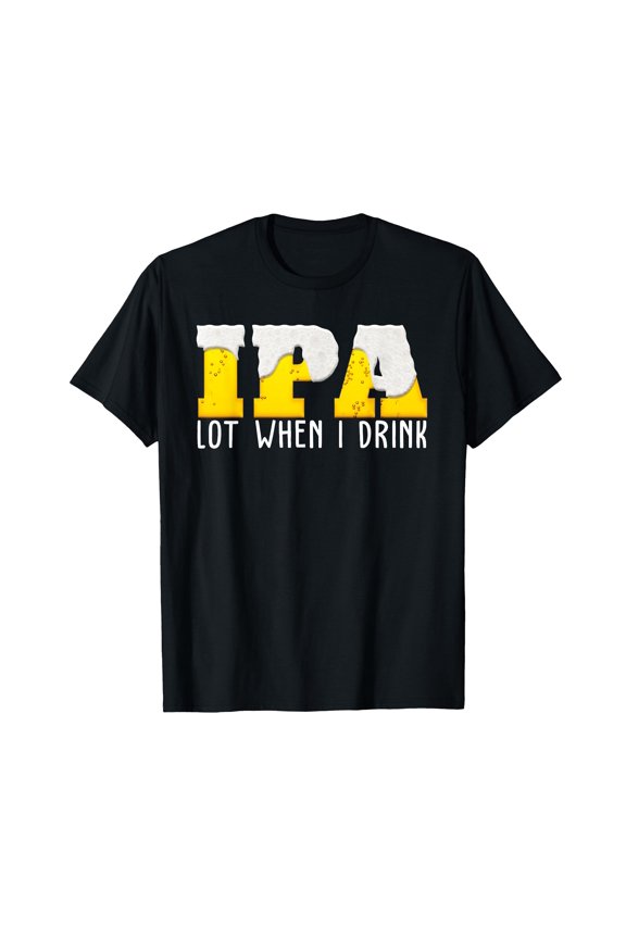 Funny Black IPA T-Shirt for Beer Lovers - Perfect for Casual Outings