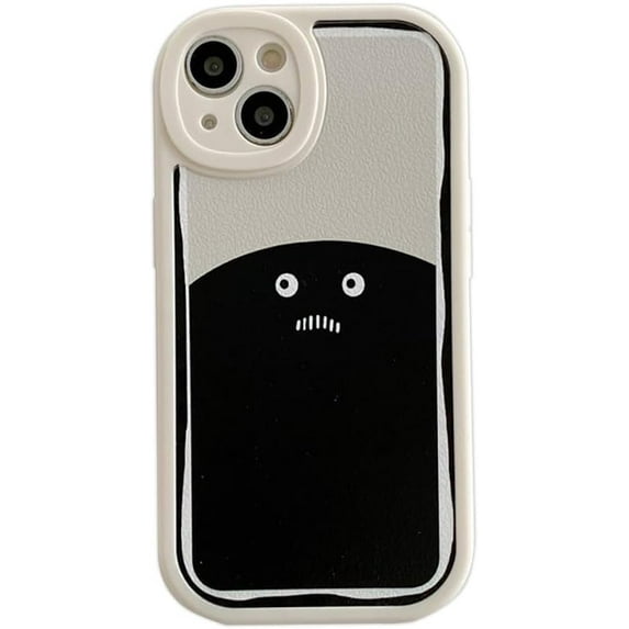 Funny Black Shadow Soft for iPhone Case (Head,iPhone 12 Pro Max)