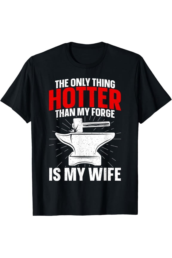 Funny Blacksmith Art For Men Boys Blacksmithing Tool Forging T-Shirt