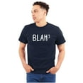 thumbnail image 1 of Funny Blah Cubed Snark Math Joke Plus Size Crewneck Graphic Tee Shirt Brisco Brands 5X, 1 of 5