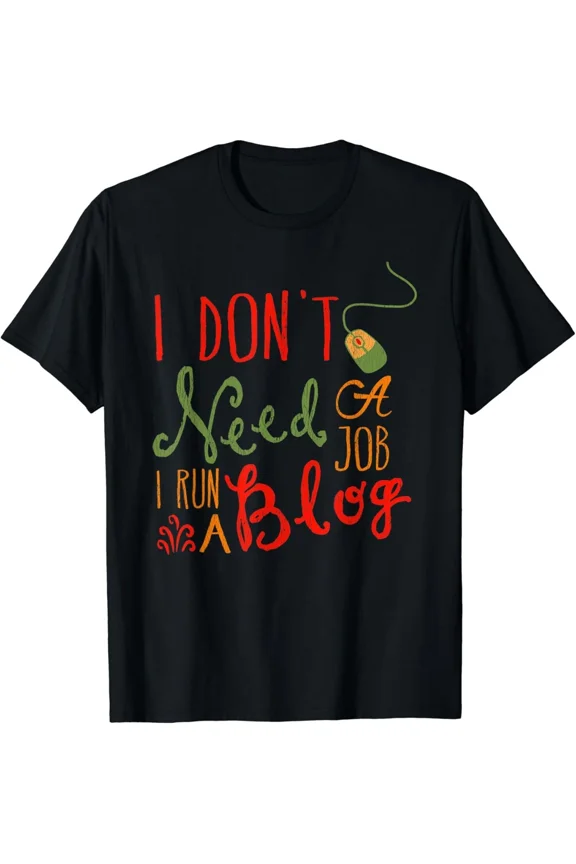 Funny Blog Writer Blogging Digital Content Creator Journalism Unisex T-Shirt, up to size 5XL