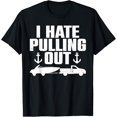 thumbnail image 1 of Funny Boat Design For Men Women Boating Boat Trailer Captain T-Shirt, 1 of 4