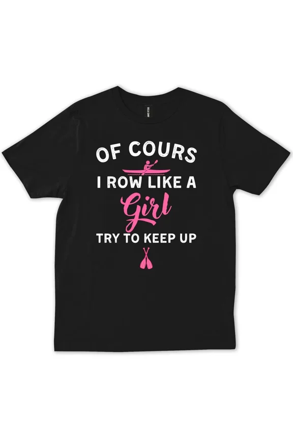 Funny Boat Sport Art For Girls Women Crew Row Coxswain Trendy New Unisex T-Shirt, up to Size 5XL