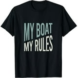 Funny Boater Humor, Boating Ship Boat Captain T-shirt - Walmart.com