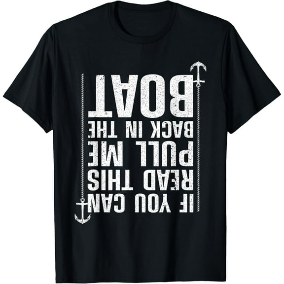 Funny Boating Design For Men Women Boating Boater Boat Owner Vintage Gifts For Men Woman T-shirt