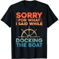thumbnail image 1 of Funny Boating For Men Women Docking The Boat Captain Boater T-Shirt, 1 of 4