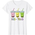 thumbnail image 1 of Funny Boba Lovers Besties Friend Gift Kawaii Bubble Tea T-Shirt, 1 of 3