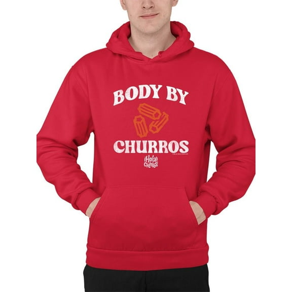 Funny Body By Churros Retro-Inspired Graphic Design Men's Hoodie