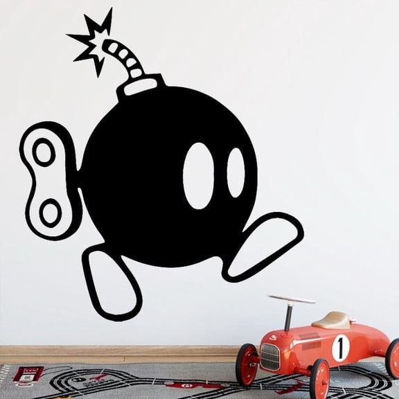 Funny Bomb Wall Art Decal Decoration Fashion Sticker Decor Living Room Bedroom Removable Decal Creative Stickers 30x33cm