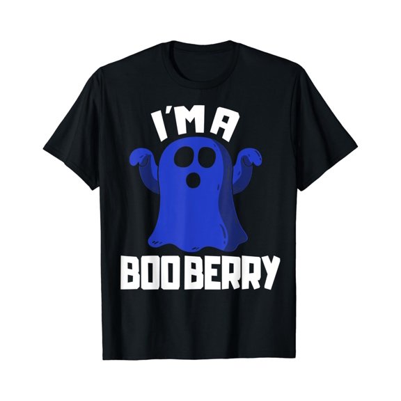 Funny Boo Berry Halloween Gift For Blueberry Fans T-Shirt