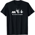 thumbnail image 1 of Funny Book Cat T-Shirt, 1 of 3