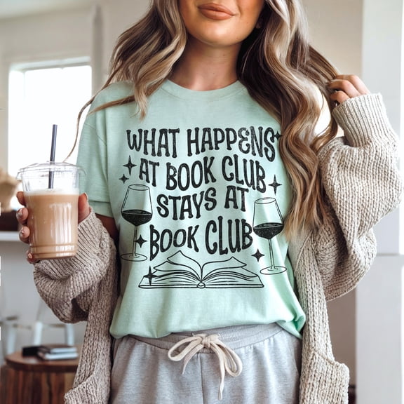 Funny Book Club Tee, Bookish Tee-Shirt, Book Lover Gifted, Retro Bookworm Shirt, Book Club