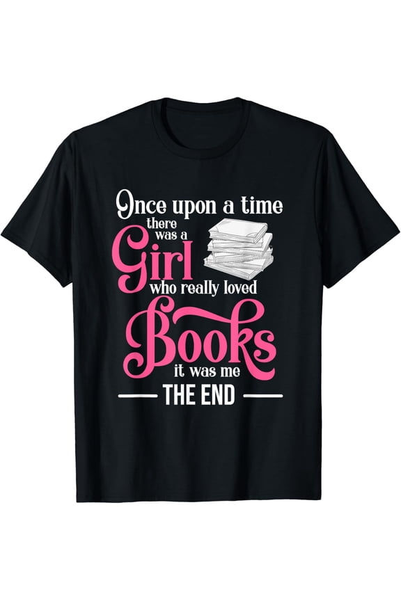 Funny Book Lover Girl Women Men Teen Fun Bookworm T-Shirt