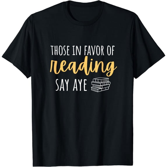 Funny Book Lover Quote Typography Statement for Readers T-Shirt