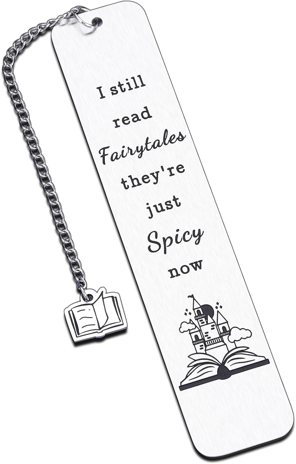 Funny Bookmark For Spicy Readers - Stainless Steel Bookish Gift For Women, Book Lovers, Friends