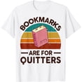 thumbnail image 1 of Funny Bookmarks For Quitter Teacher-Shirt Nerdy Book Reading T-Shirt, 1 of 3